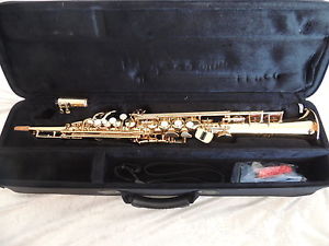 YAMAHA YSS 475 MINT A+ CONDITION SOPRANO  SAXOPHONE. MONEY BACK GUARANTEE