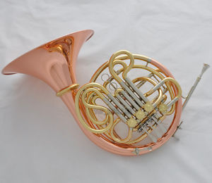 2016 Professional Rose Brass Double French Horn F/Bb Tone 4 Key New Case
