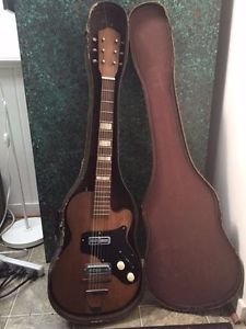 1950'S HARMONY SILVERTONE STRATOTONE TYPE VINTAGE ELECTRIC GUITAR