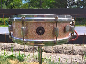 Vintage 60's Gretsch Round Badge 'Max Roach' 4"x14" Progressive Jazz Snare drum