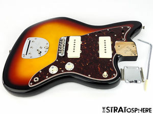 Vintage 65 RI USA Fender Jazzmaster LOADED BODY 1965 Nitro 3 Color Sunburst SALE