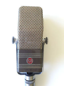 Vintage original RCA 44-BX Ribbon Microphone, from WMAQ-NBC Radio Chicago