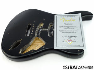 Fender USA Custom Shop Postmodern Journeyman Relic Stratocaster BODY Strat Black