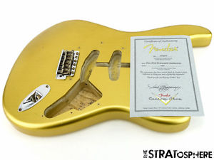 Fender USA Custom Shop Postmodern Relic Stratocaster BODY & HARDWARE Strat Gold