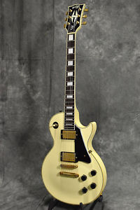 Orville by Gibson 1990 Les Paul Custom Alpine White Electric Guitar Excellect++