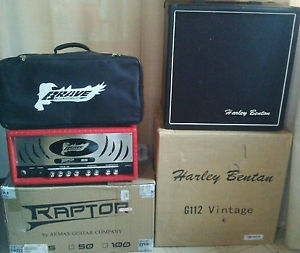 BRAVE RAPTOR 25W VALVOLARE MADE ITALY+CABINET HARLEY BENTON CELESTION VINTAGE