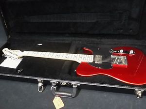 G&L USA ASAT Classic Bluesboy in Candy Apple Red Metallic & Hardshell Case #0584