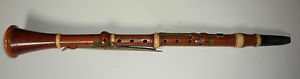 Antique 19th Cent. Boxwood Clarinet Marked C. Gerock, Bishopsgate, London 6 Keys
