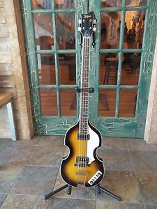 Hofner HCT 500/1 Electric Beatles Violin Bass in Sunburst with Case
