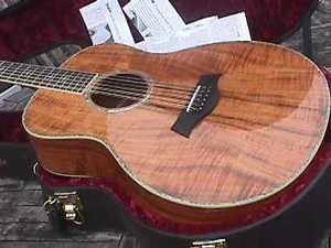 TAYLOR GS-KE 12 STRING  ELECTRO ACOUSTIC GUITAR SOLID KOA BODY £6000 ELSEWHERE