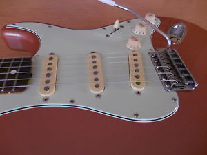 1962 Fender Stratocaster Reissue Matching Headstock + Foto Flame Neck MIJ 1994