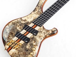 [EXCELLENT++] MAYONES Custom Pi-5 V-Frets Multiscale ”Buckeye Burl Top”