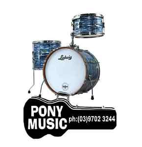 Ludwig Drums Club Date SE 3pce Shell Pack Cavern Club BlueOyster 20" - Brand New