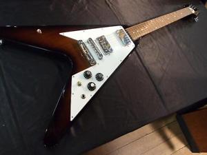 Free Shipping Gibson Flying V 2015 Japan Limited Vintage Sunburst ElectricGuitar