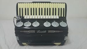Black SCANDALLI  accordion 120 bass Italy