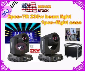 7R 230W Sharpy Beam Moving Head Light with flight case for Stage Dj Disco Club