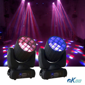 2Pcs CREE 4in1 RGBW 12X10W LED Beam & Flower Moving Head Stage Light DJ American