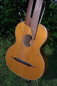 1929 classical Antique Old Parlor Vintage Harp Guitar "Apollo - Vio - Triumph"