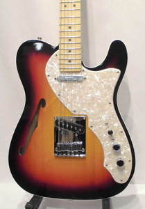 Used Fender American Deluxe Telecaster Thinline / 3-Color Sunburst/M Guitar