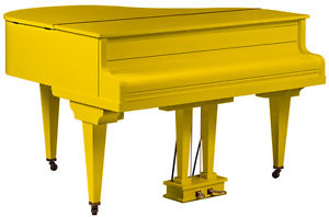 Tesoro Nero - High Gloss Yellow Baby Grand Piano - Summer Sale 20% off!