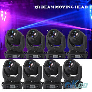 8Pcs! Sharpy 2R (132W) Beam Moving Head Prism Gobo Stage Light DJ Disco American