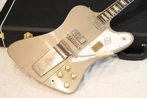 Free Shipping Gibson Custom Shop 1965 Firebird V 2016 Golden Mist Poly Guitar