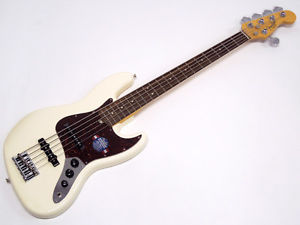 Free Shipping Used Fender American Standard Jazz Bass V OWT R Electric Bass
