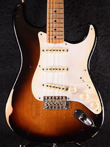 Free Shipping Used Fender Road Worn '50s Stratocaster 2008 2-Color Sunburst