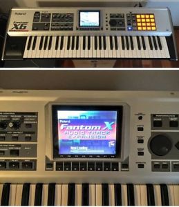 Roland Fantom X6 X-6 w/ Ultimate Keys SRX Module and CASE