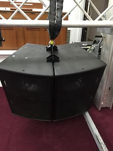 VTC Pro Audio N4 15" & 2" horn speaker enclosure PAIR with covers Yorkville TX4