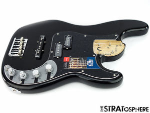 LOADED 2016 Fender American Elite P BASS BODY Precision American Guitar Black