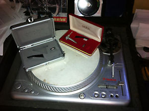 Vestax PDX2000 DD DJ Turntables W/2 NEW&2 Old Otofon Concord stylis W/5 Needles+