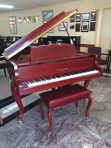 Kohler & Campbell 4'7" Baby Grand Piano & Bench Cherry Finish Queen Ann $4995.00
