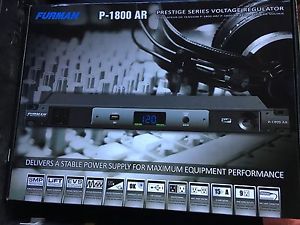 New Furman P-1800 AR Voltage Regulator / Power Conditioner. 15A. 120V. 9 Outlets