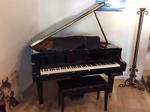 Yamaha GA1 Disklavier Baby Grand Piano Ebony Polish Plays Wireless Radio