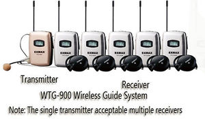 780-850MHZ Wireless Tour Group Guide/Talkback/Assistive Listening System , 1T5R