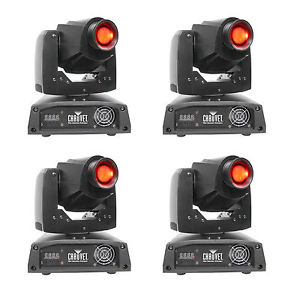 Chauvet DJ Intimidator Spot LED 150 Moving Head/Yoke Quad Pack and Transport Bag