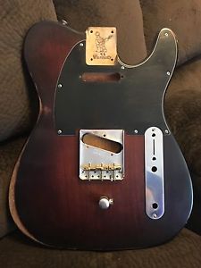 Warmoth Semi Loaded Relic Tele Telecaster Body w/ B Bender Nitro! Sunburst!