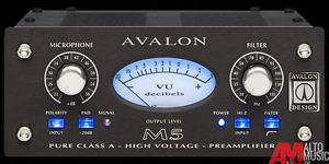 Avalon M5 Mono Microphone Preamp Black Face