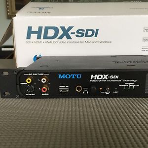Motu HDX-SDI Video I/O with Thunderbolt Technology