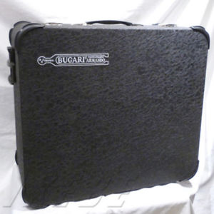 BUGARI BUGARI 41 key large casters hard case for accordion