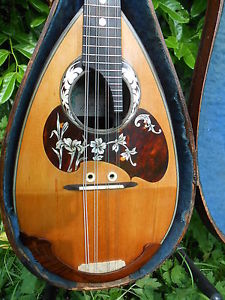 rare ancienne mandoline RAFFAELE CALACE 1925 - old  mandolin - mandolino