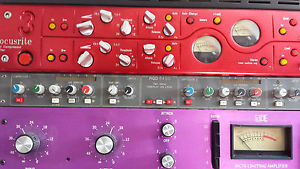 Calrec RQD 6400 2 stereo SSL style compressors / Quad compressors