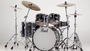 Pearl Reference Pure Drum Set Piano Black 4 Piece Shell Pack 10, 12, 16 BNIB