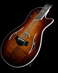 Taylor T5z-12 Custom Twelve String Koa Electric Guitar Shaded Edgeburst