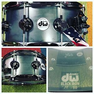Dw Black Iron Snare Drum