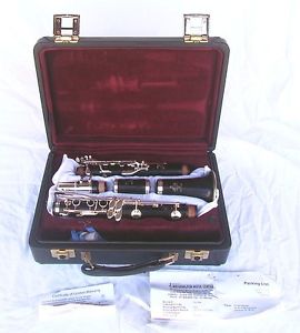 BUFFET CRAMPON R-13 professional B-Flat CLARINET silver plate keys Bb