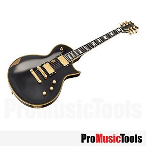 ESP Eclipse-II USA DB Distressed EMG VBK - Vintage Black *NEW* 81 i ctm ft