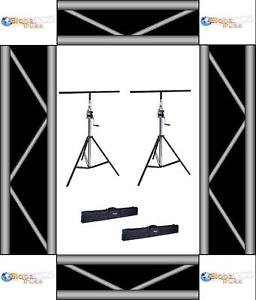 Pair of Global Truss ST-132 Stands w Bags & T Bars! Full Warranty Same Day Ship