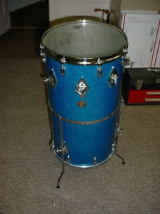 Very Rare !!! Cool Vintage 1960's  GRETSCH  Cocktail Blue Sparkle Drum No Res #1